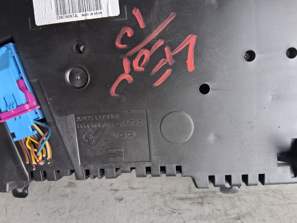 2010 SEAT LEON MK2 FACELIFT SPEEDO SPEEDOMETER INSTRUMENT CLUSTER A2C53279951