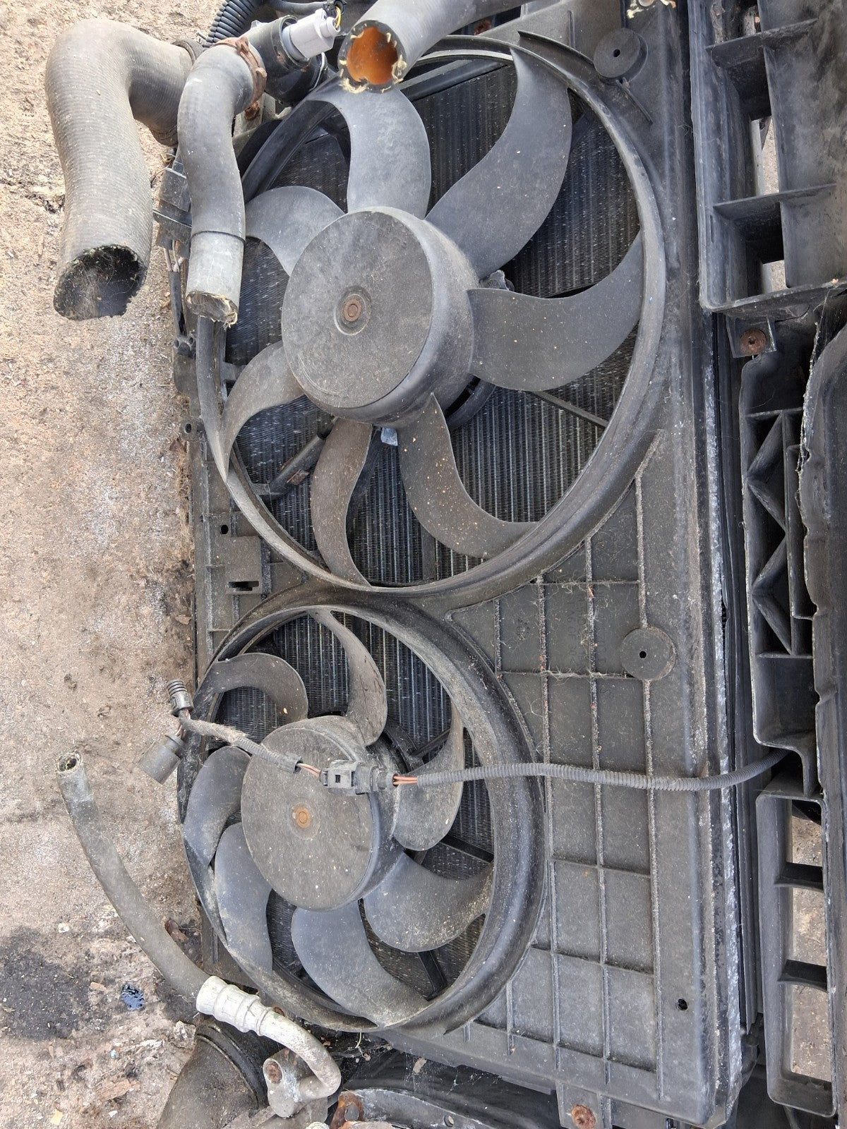 2008 VOLKSWAGEN VW GOLF MK5 1.9 DIESEL RADIATOR RAD PACK 1K0121253AA
