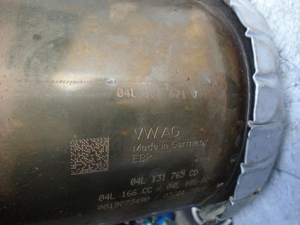 VW VOLKSWAGEN TIGUAN GOLF MK7 2016-20 2.0 DIESEL PARTICULATE FILTER 04L131671J