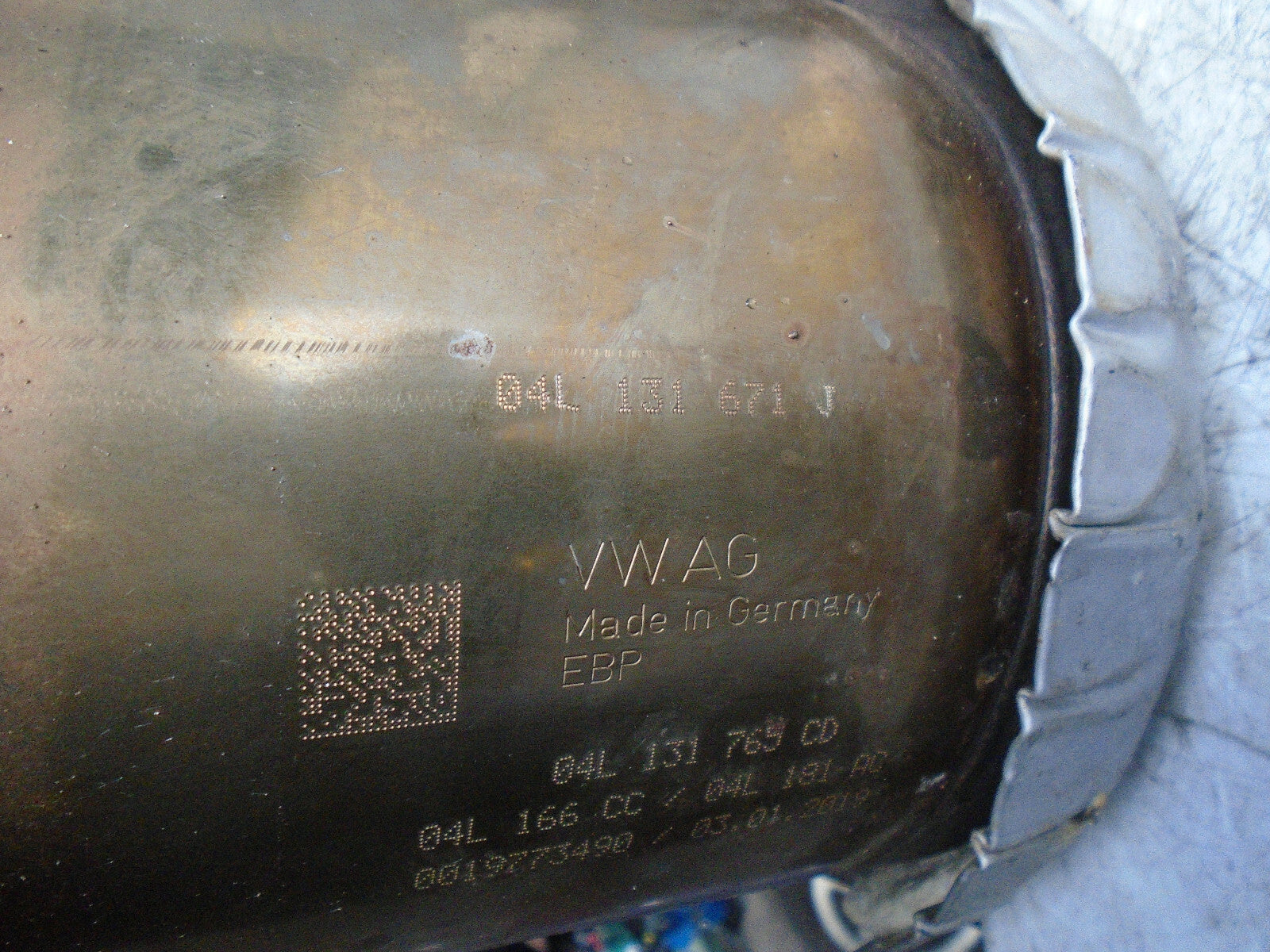 VW VOLKSWAGEN TIGUAN GOLF MK7 2016-20 2.0 DIESEL PARTICULATE FILTER 04L131671J