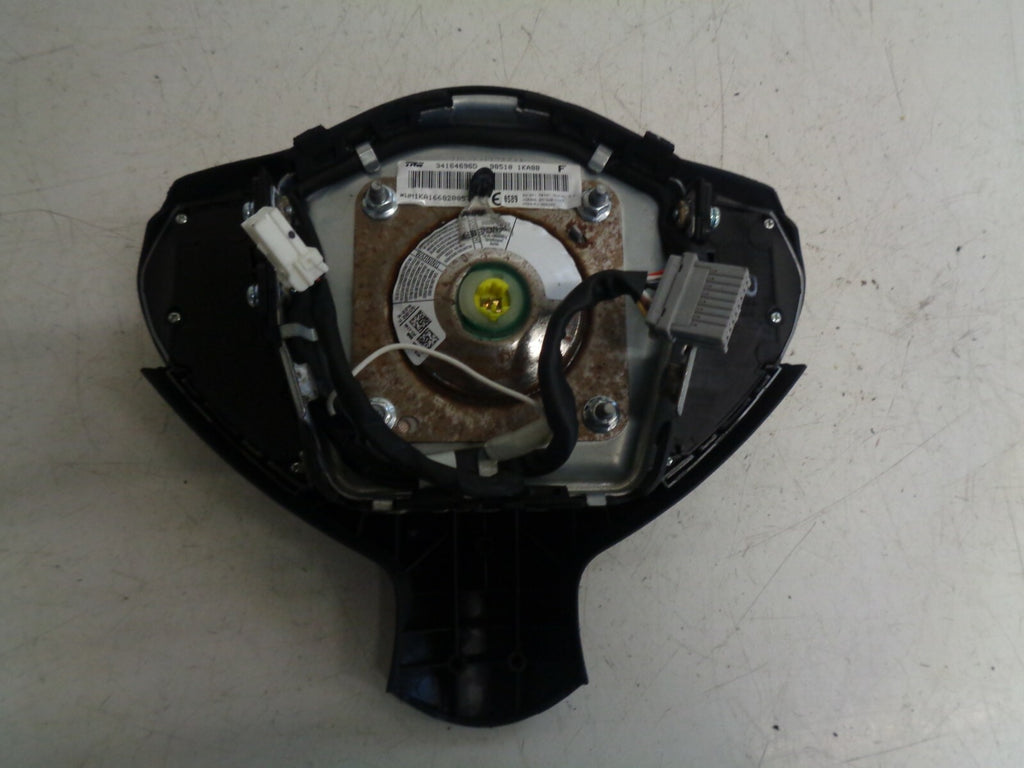 NISSAN JUKE F15 2010-19 OS DRIVER AIRBAG STEERING WHEEL AIR BAG 34137659C