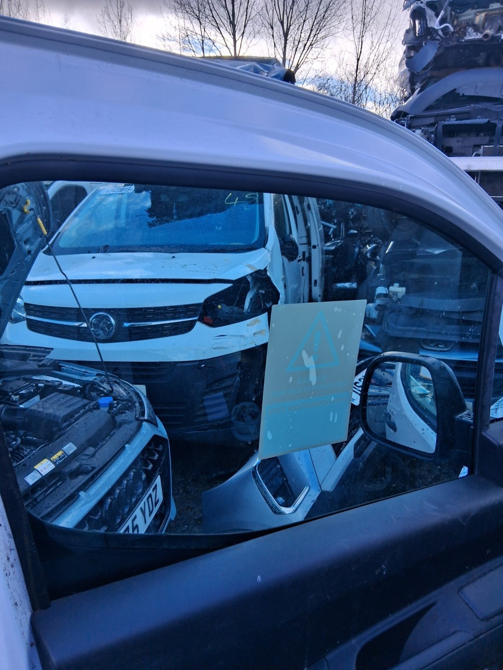 2024 CITROEN BERLINGO MK3 K9 NSF PASSENGER SIDE FRONT LEFT WINDOW GLASS