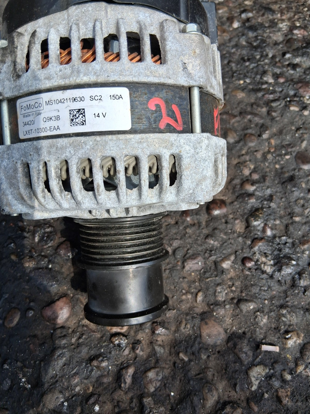 2021 FORD FIESTA MK8 ALTERNATOR LX6T10300EAA