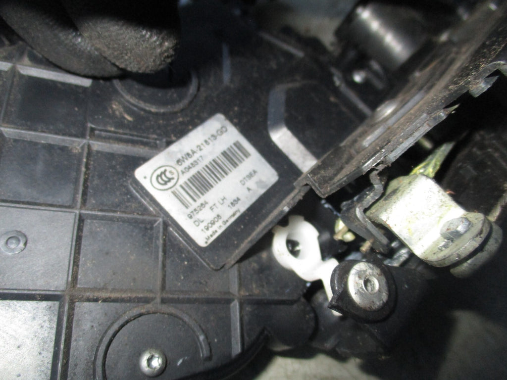 JAGUAR XF 2009 NSF PASSENGER SIDE FRONT DOOR LOCK MECHANISM 6W8A21813GD