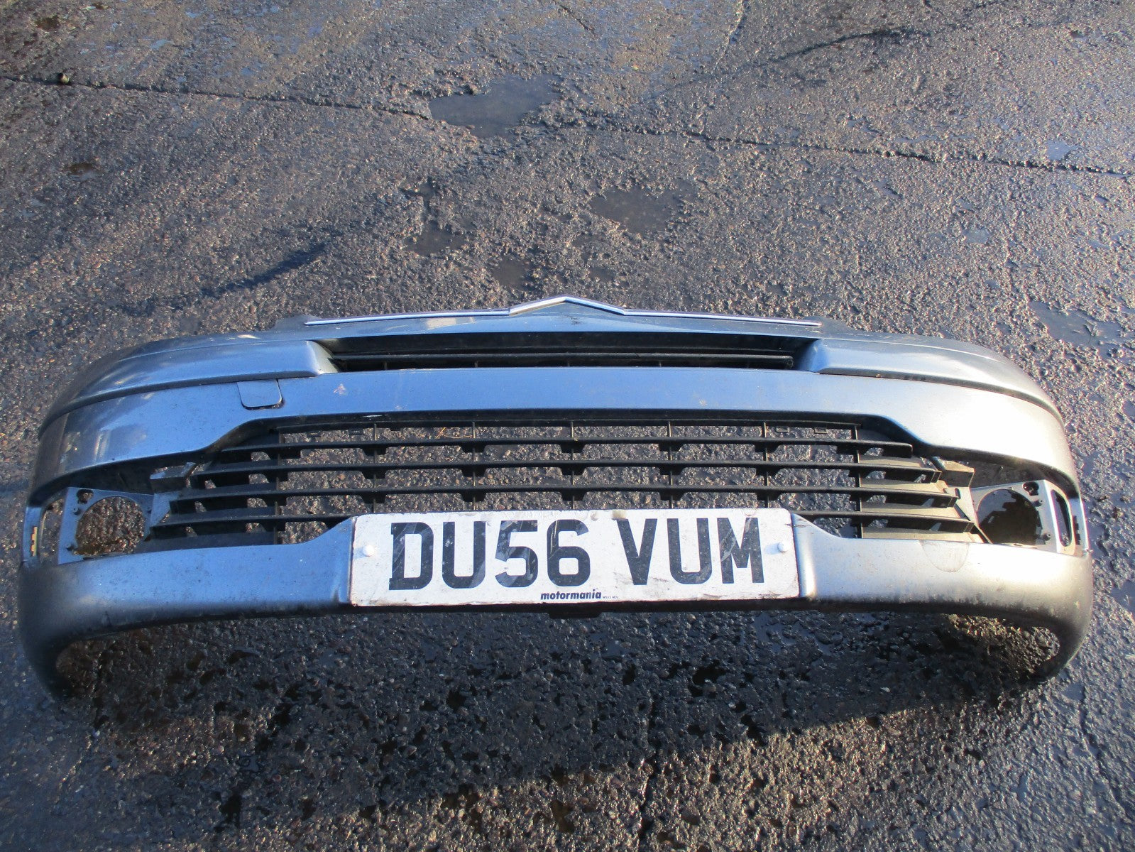 CITROEN C4 MK1 PRE FACELIFT FRONT BUMPER GREY