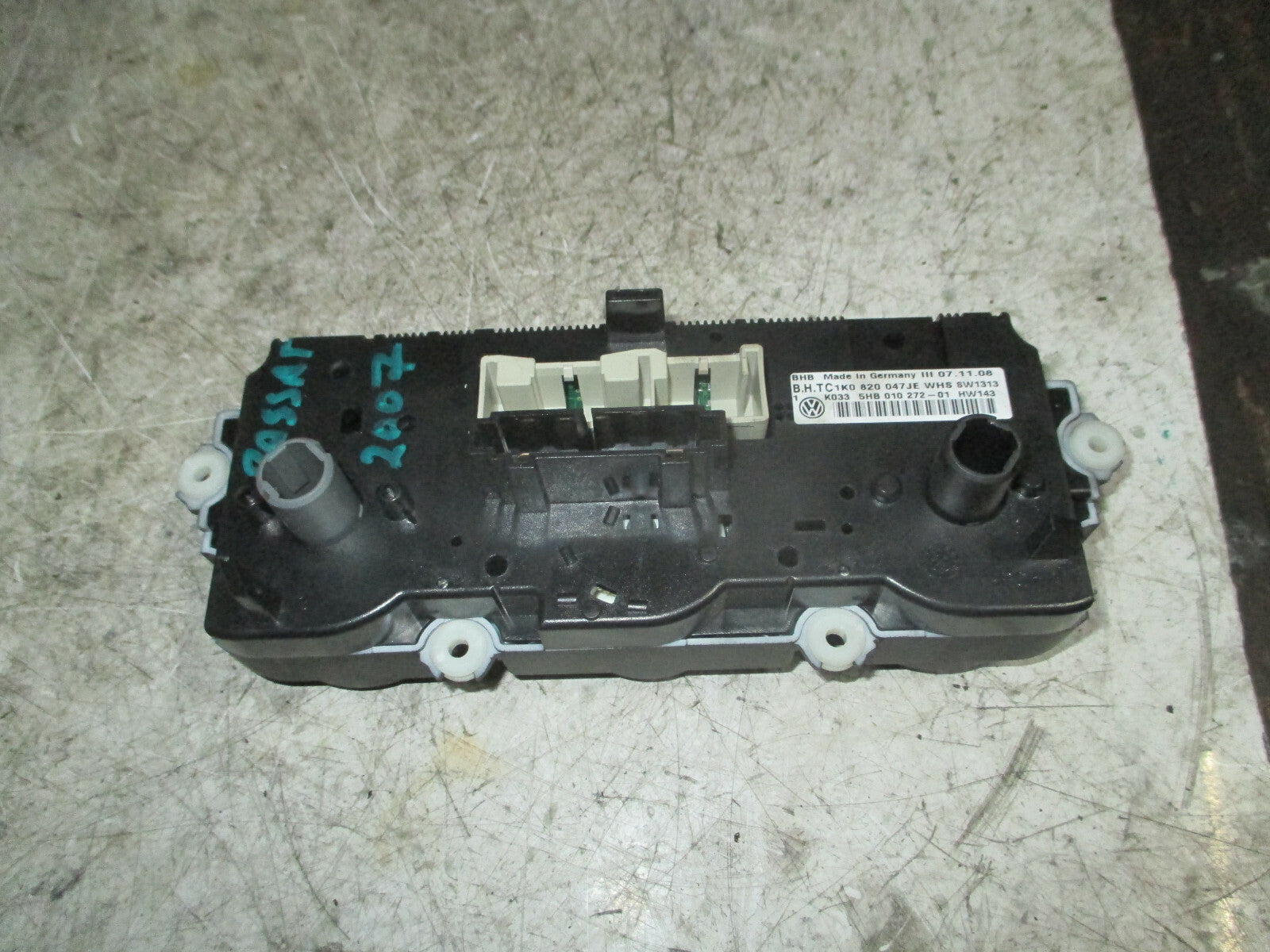VW VOLKSWAGEN PASSAT 2007 HEATER AC CLIMATE CONTROL SWITCH 1K0820047JE