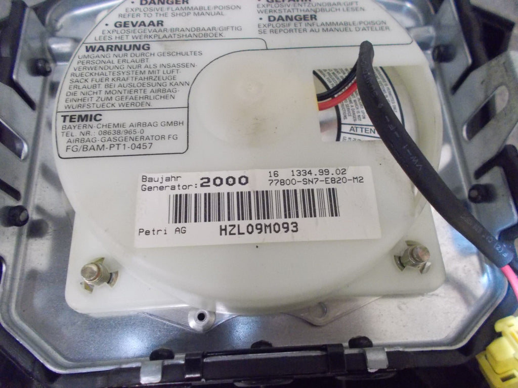 HONDA CIVIC 2001 MK5 OS DRIVER SIDE SAFETY BAG 77800SN7E820M2