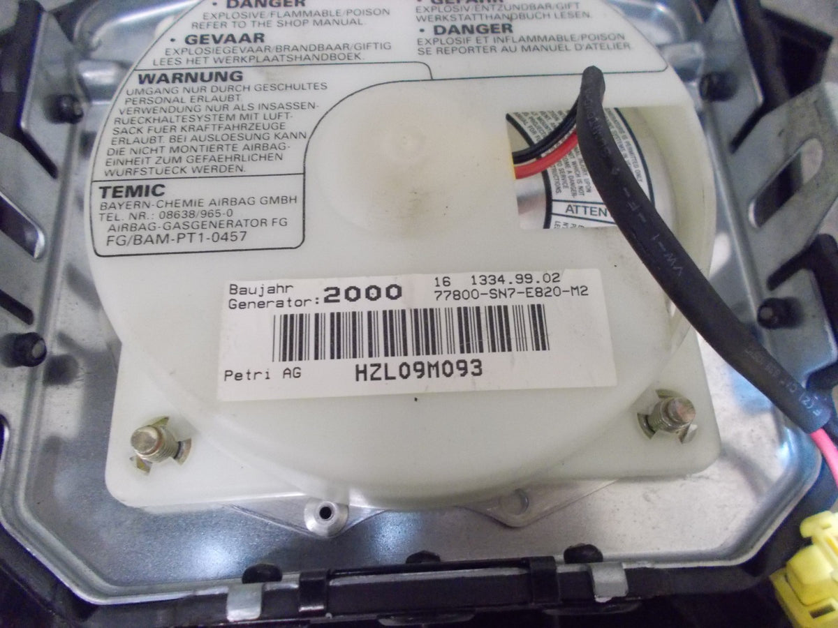 HONDA CIVIC 2001 MK5 OS DRIVER SIDE SAFETY BAG 77800SN7E820M2