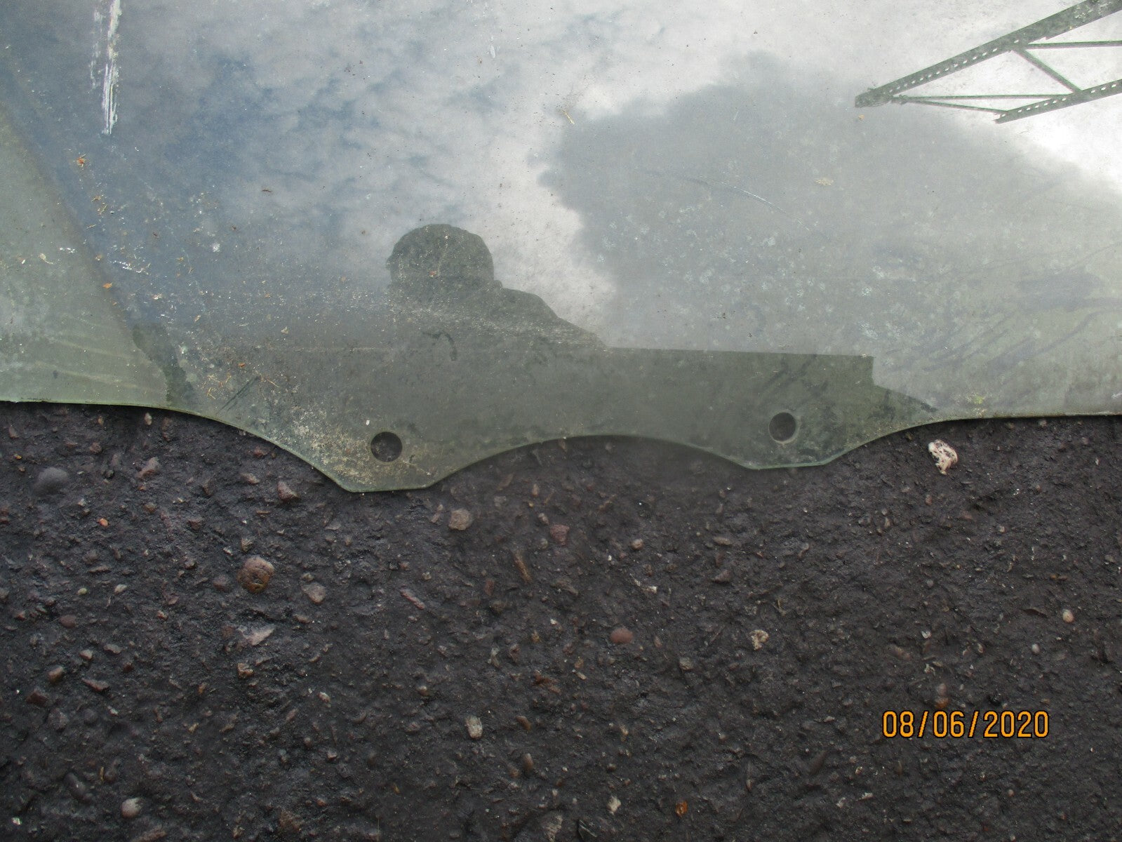 CITROEN C1 MK1 2007 OSF DRIVER SIDE FRONT DOOR WINDOW QUARTER GLASS 43R-00048