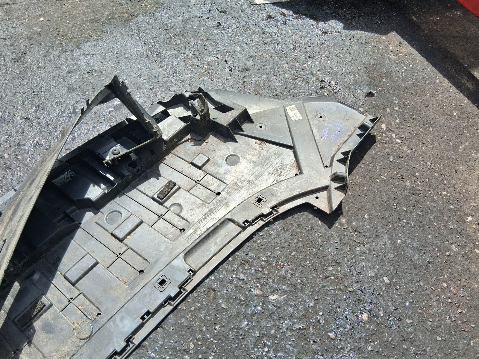 2021 FORD FIESTA MK8 FRONT BUMPER UNDERTRAY M1BB17859A1A