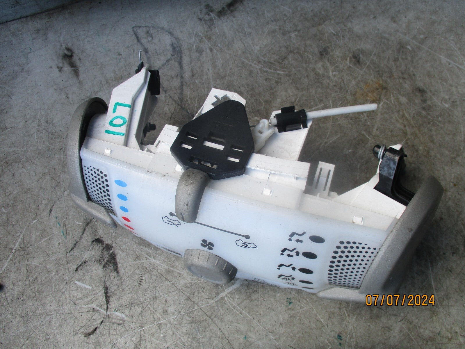 PEUGEOT 107 2007 HEATER AC CLIMATE CONTROL SWITCH PANEL