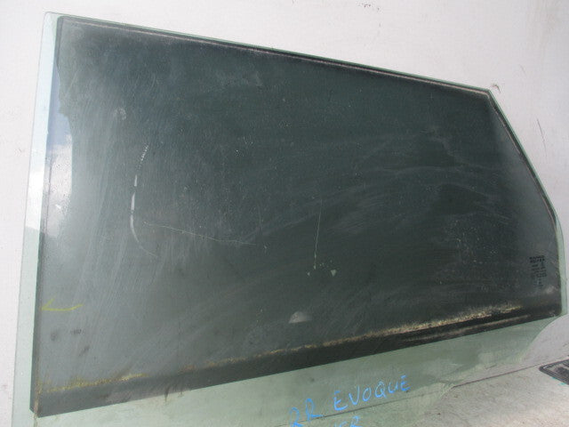2015 RANGE ROVER  EVOQUE NSR PAASENGER SIDE REAR WINDOW GLASS