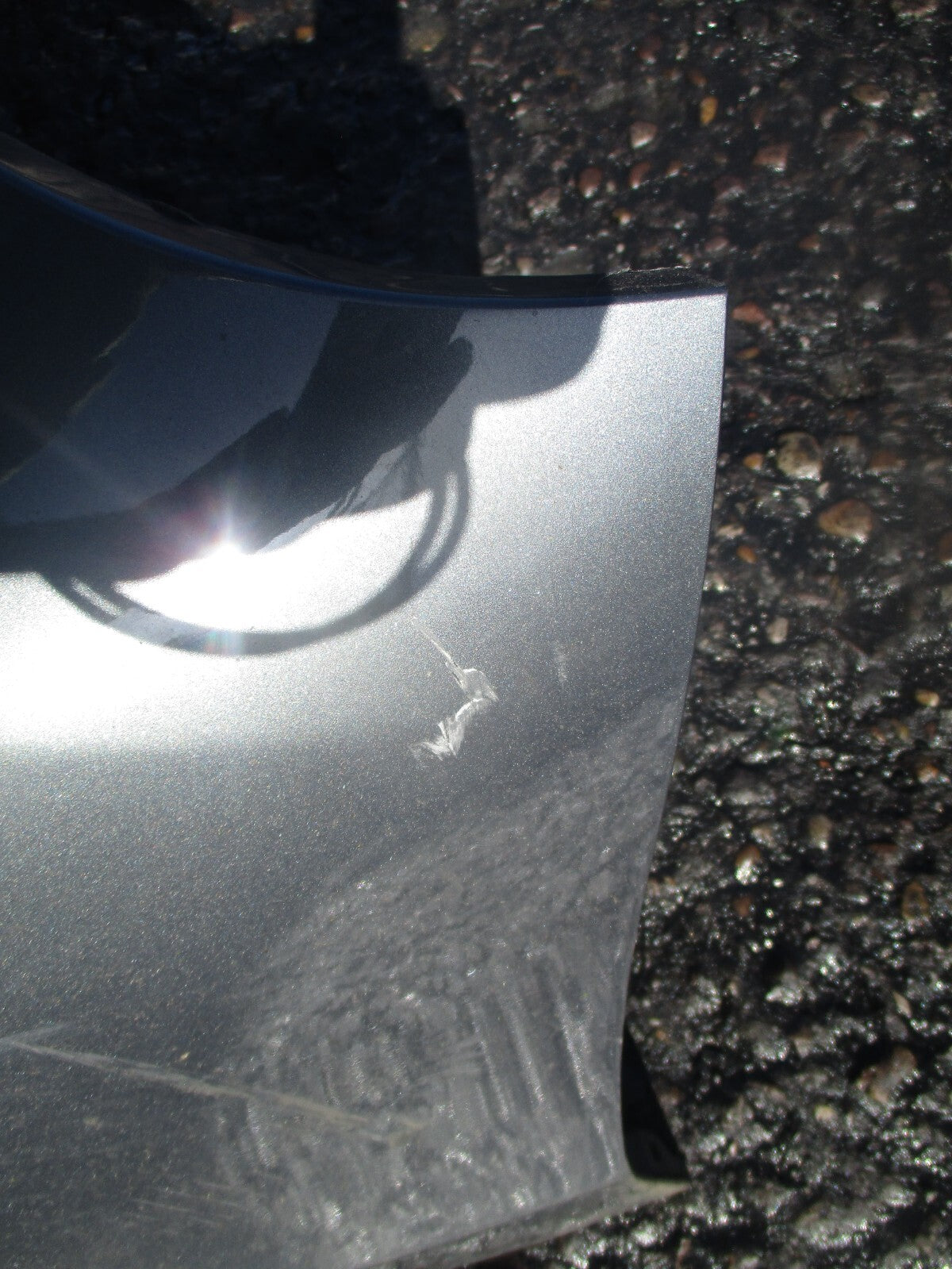 HYUNDAI I30 MK1 2009 REAR COMPLETE BUMPER STEEL GREY MET 9A