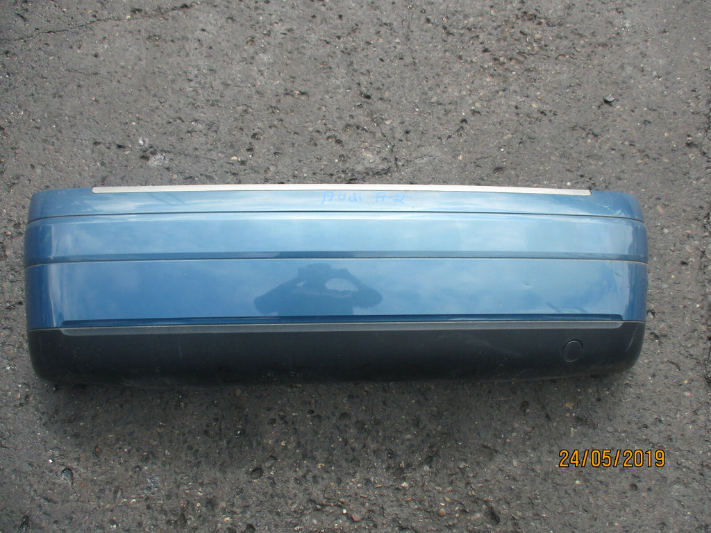 AUDI A2 2002 REAR BUMPER COMPLETE BLUE