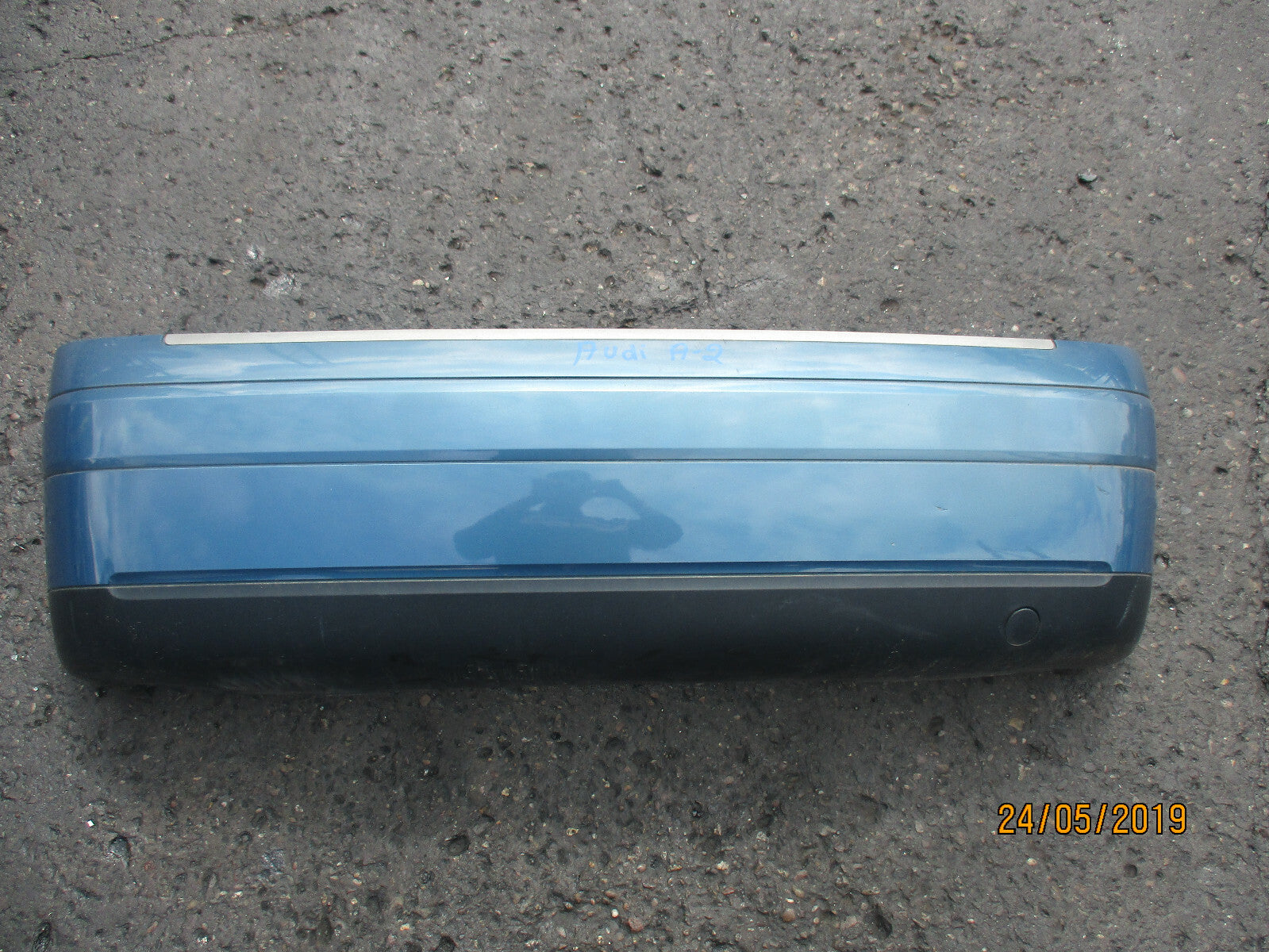 AUDI A2 2002 REAR BUMPER COMPLETE BLUE