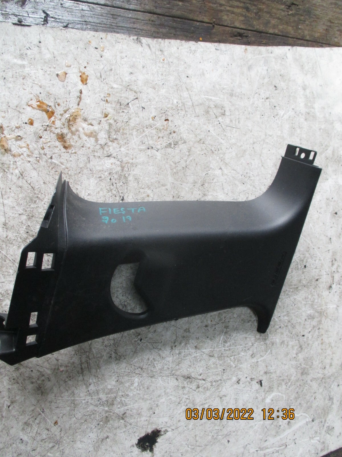 FORD FIESTA 2019 MK8 NSF PASSENGER SIDE FRONT SEAT BELT PILLAR TRIM