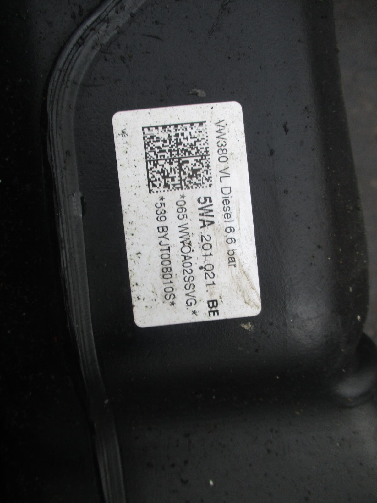 2018 VW VOLKSWAGEN GOLF MK7 1.6 DIESEL FUEL TANK 5WA201085A