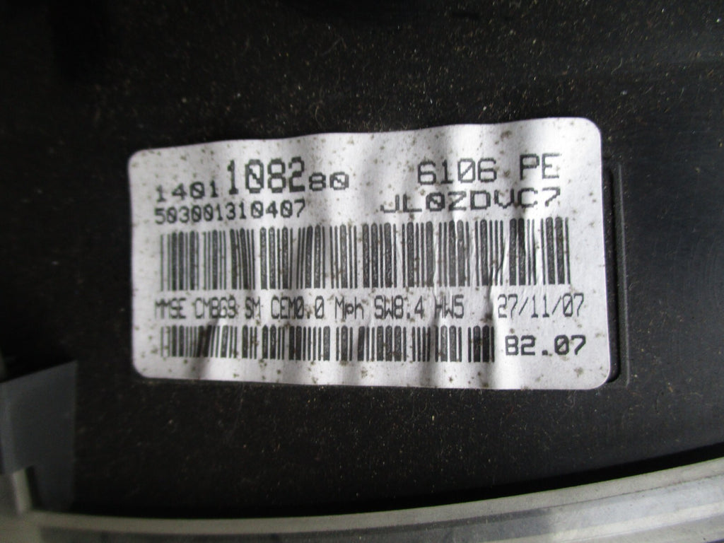 2007 PEUGEOT EXPERT MK2 SPEEDOMETER INSTRUMENT CLUSTER 1401108280