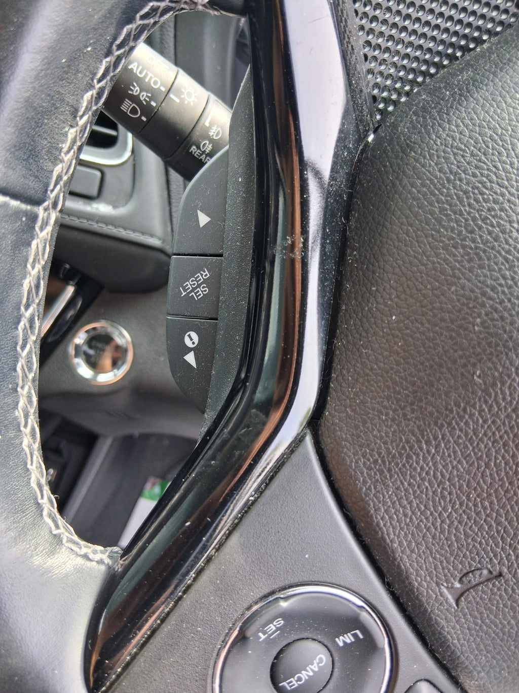 2020 HONDA HR-V FACELIFT MULTIFUNCTIONAL STEERING WHEEL BLACK WITHOUT AIRBAG