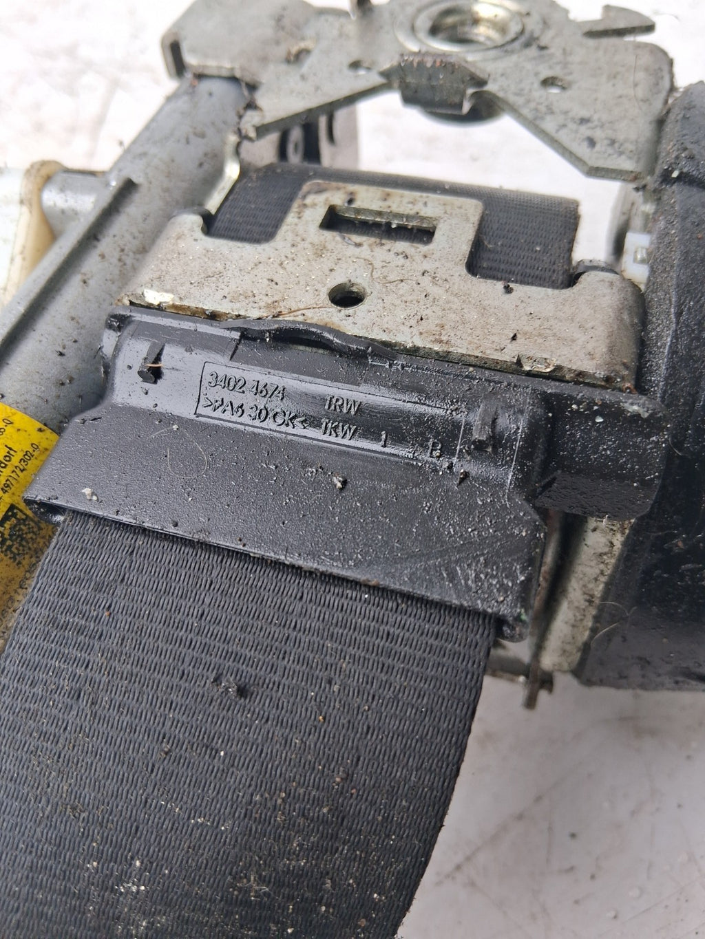 2019 CITROEN C4 CACTUS NS NEAR LEFT SIDE SEATBELT 34054704