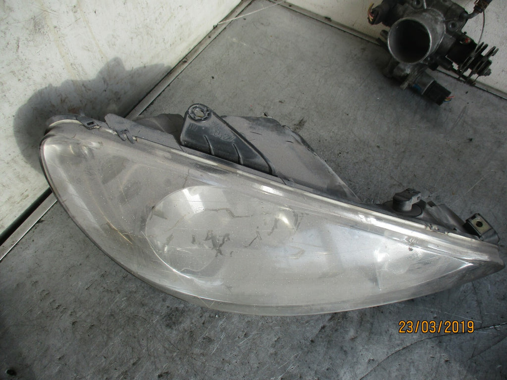 PEUGEOT 206 OS DRIVER SIDE FRONT HEADLIGHT HEADLAMP 9630869680