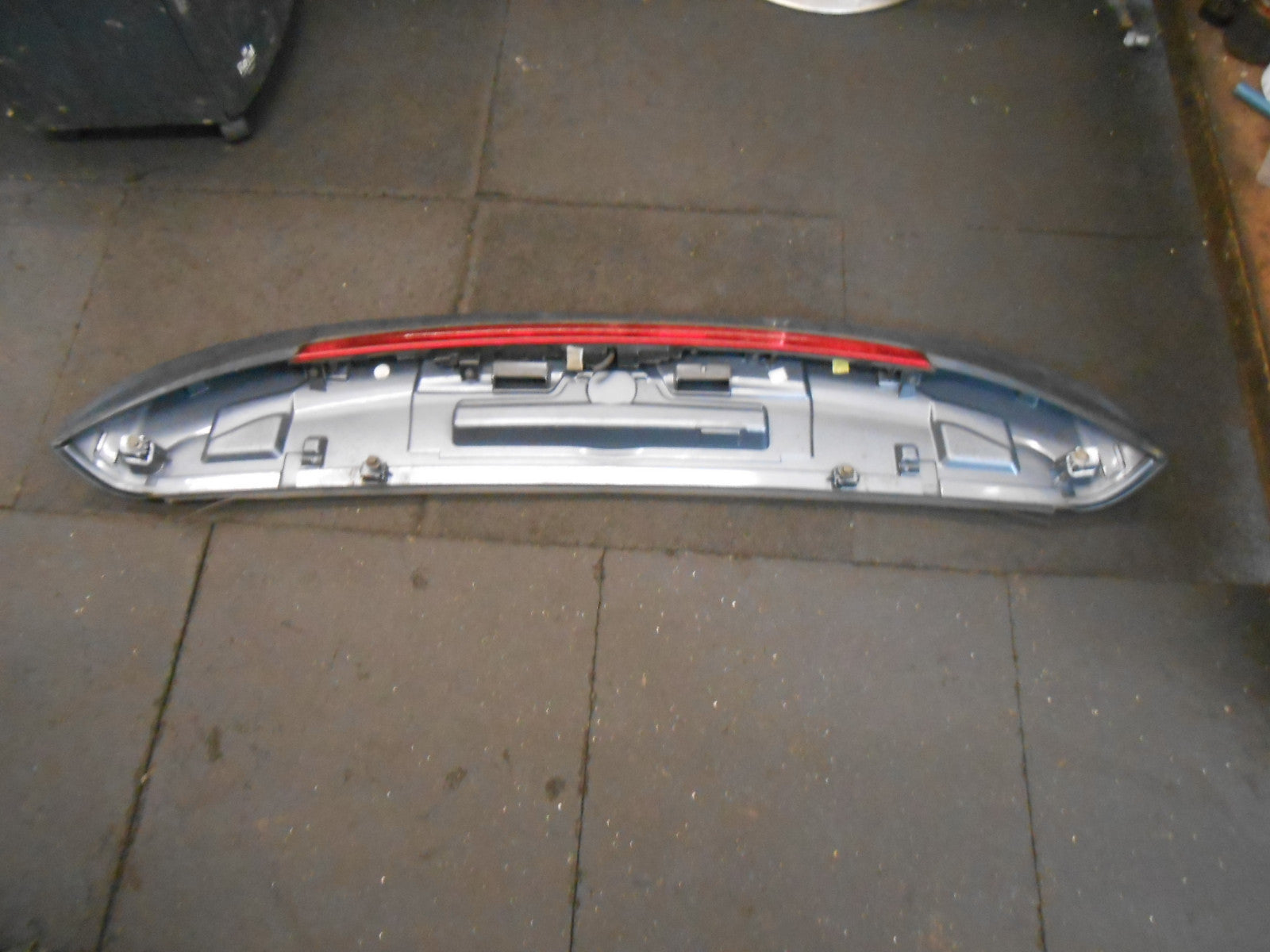 CITROEN C4 PICASSO MK1 2006 REAR BOOT LID SPOILER & BRAKE LIGHT EZWD GRIS FER
