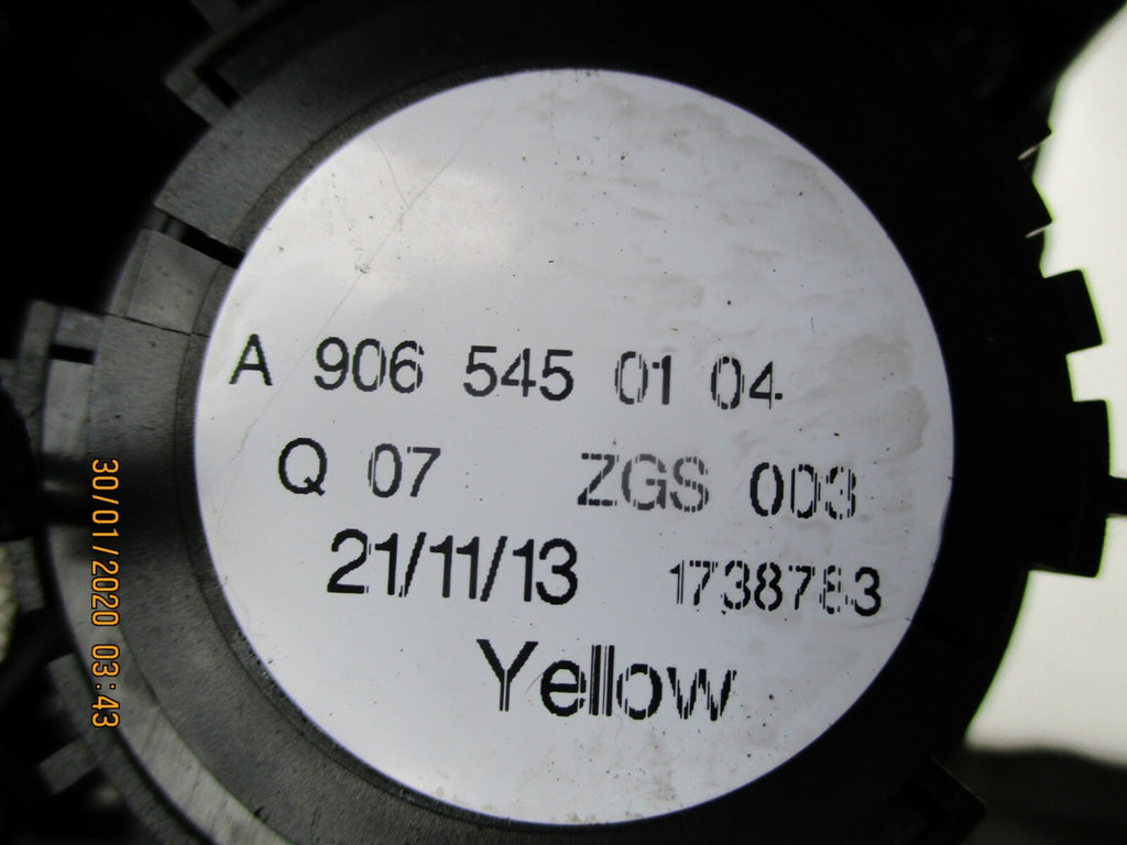 MERCEDES SPRINTER W906 2013 OS DRIVER SIDE HEADLIGHT SWITCH VENT A9065450104