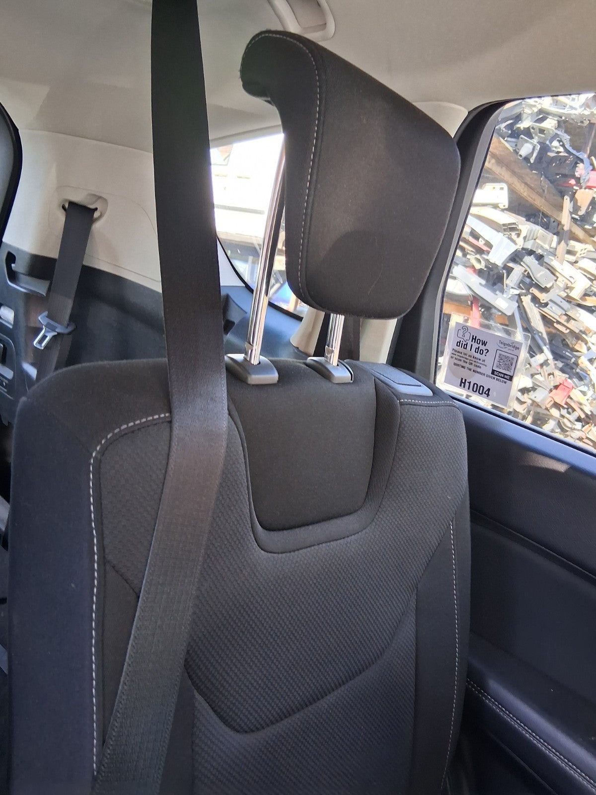 2017 FORD S MAX MK2 NSR PASSENGER SIDE REAR LEFT COMPLETE FABRIC SEAT