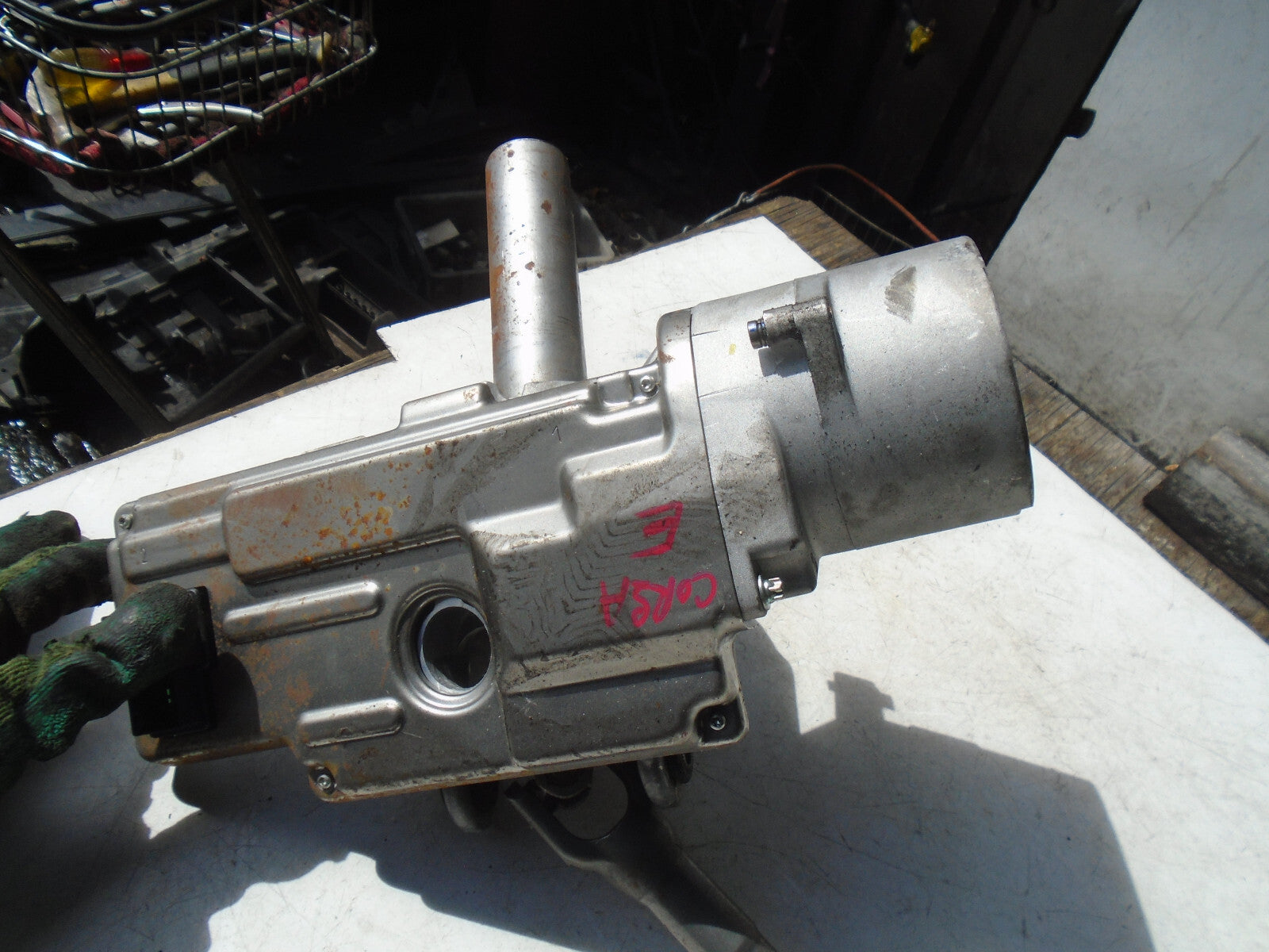 VAUXHALL CORSA E 2015 ELECTRONIC POWER STEERING COLUMN 13428866