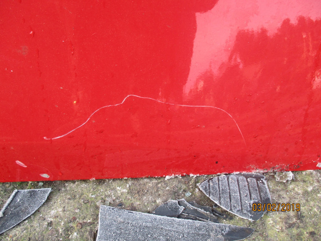 TOYOTA AYGO AB40 MK2 NSR PASSENGER SIDE REAR DOOR DAMAGED 5 DOOR SUPER RED 3P0