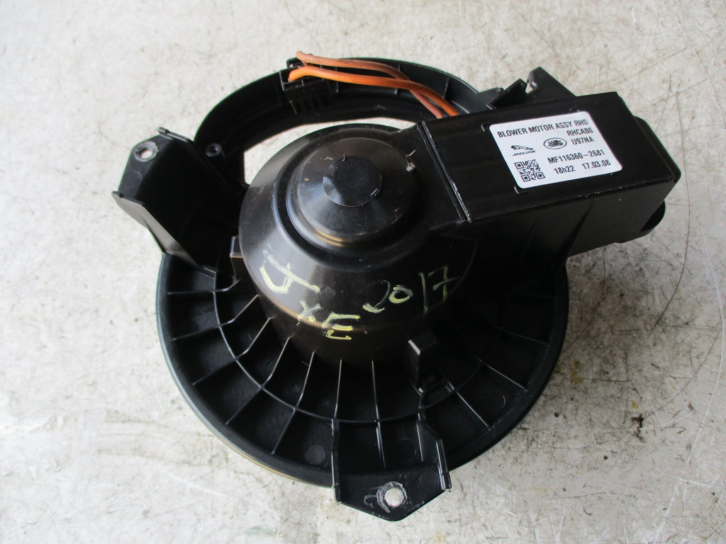 JAGUAR XE 2017 HEATER BLOWER FAN MOTOR MF1163602681
