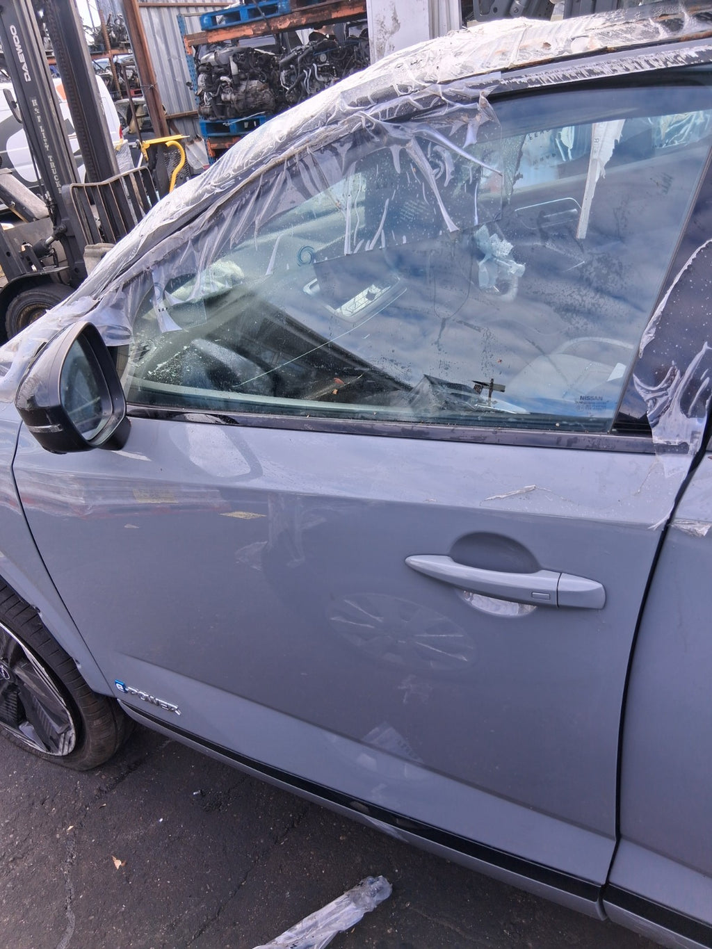 2024 NISSAN QASHQAI J12 MK3 NSF PASSENGER SIDE FRONT LEFT BARE DOOR GREY