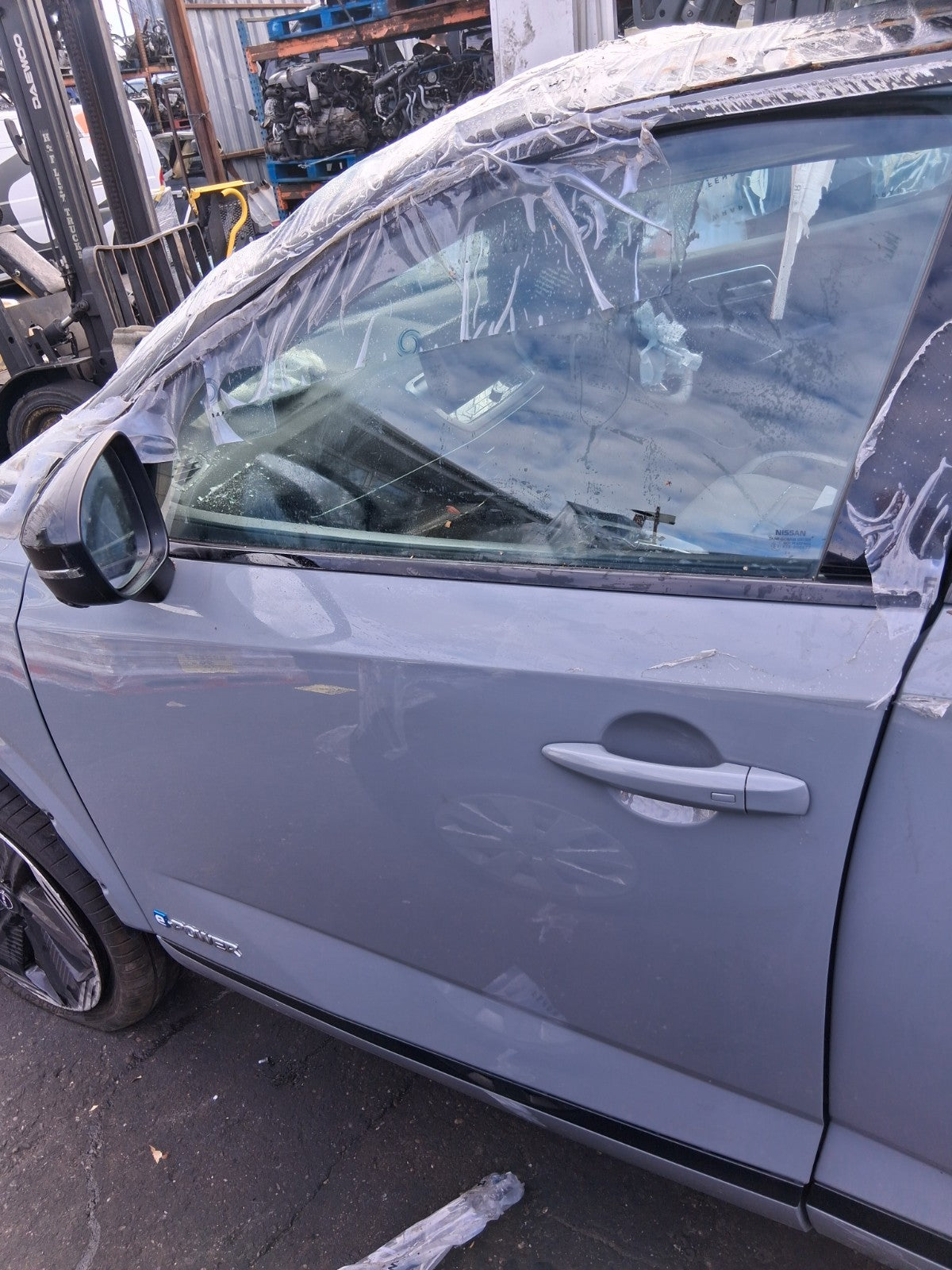 2024 NISSAN QASHQAI J12 MK3 NSF PASSENGER SIDE FRONT LEFT BARE DOOR GREY