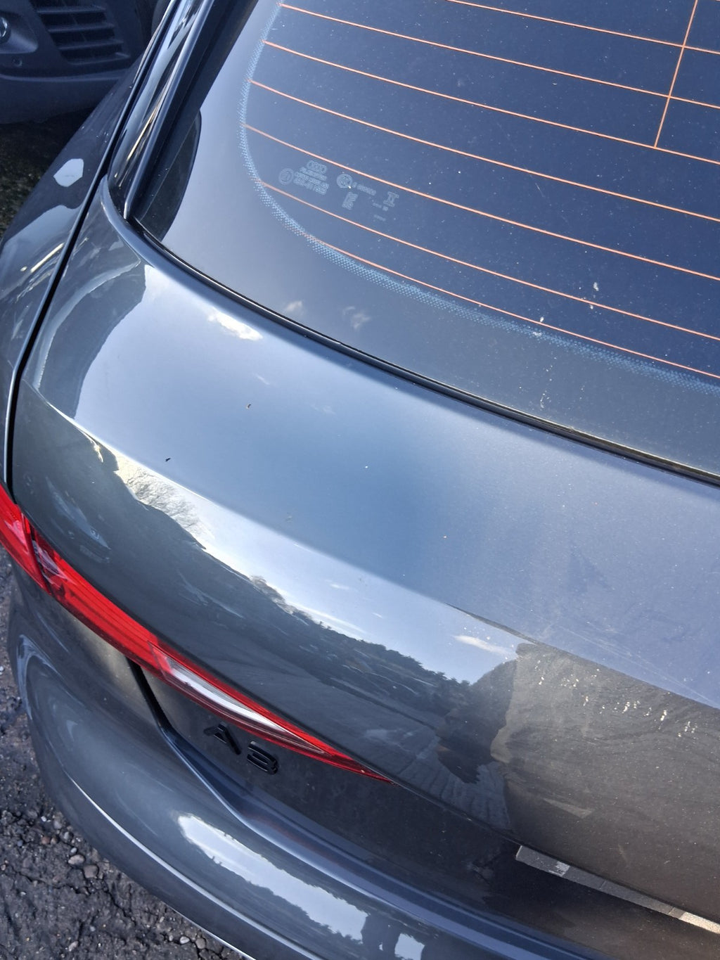 2025 AUDI A3 8Y HATCHBACK FACELIFT REAR BOOTLID TAILGATE BOOT BARE GREY LX7L