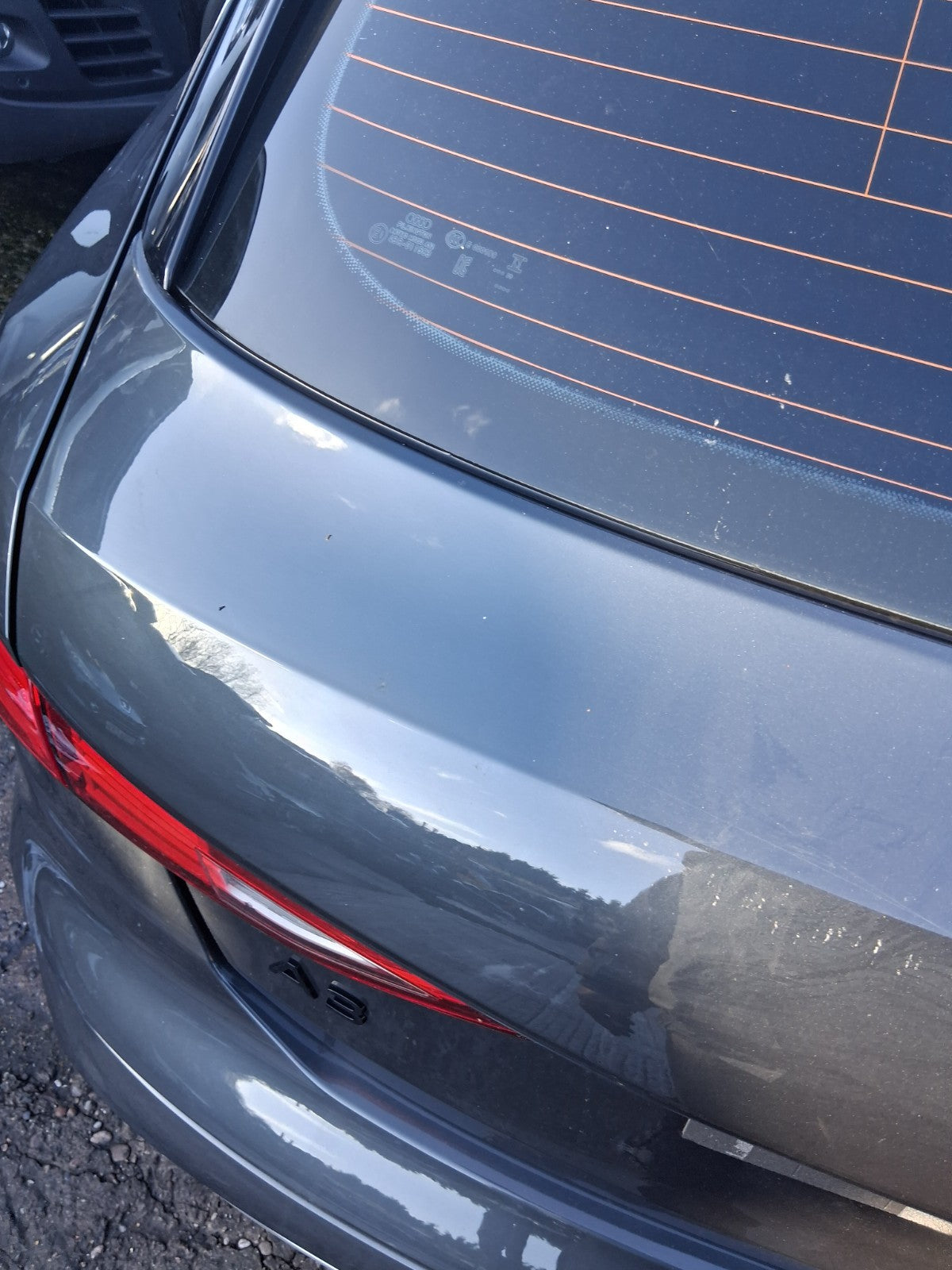 2025 AUDI A3 8Y HATCHBACK FACELIFT REAR BOOTLID TAILGATE BOOT BARE GREY LX7L