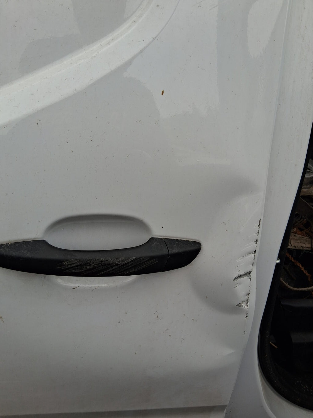 2024 TOYOTA PROACE CITY OS DRIVER SIDE BARE SLIDING DOOR DAMAGED EPR ICY WHITE