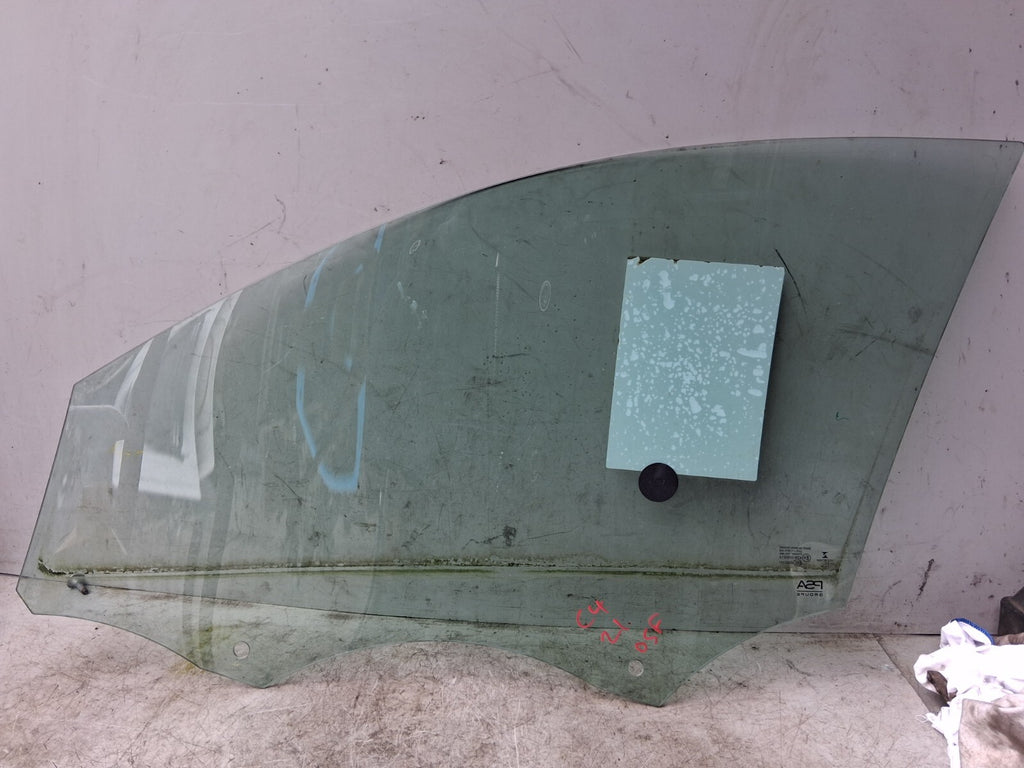 CITROEN C4 MK3 2021 OSF DRIVER SIDE FRONT WINDOW GLASS RIGHT SIDE 43R000016