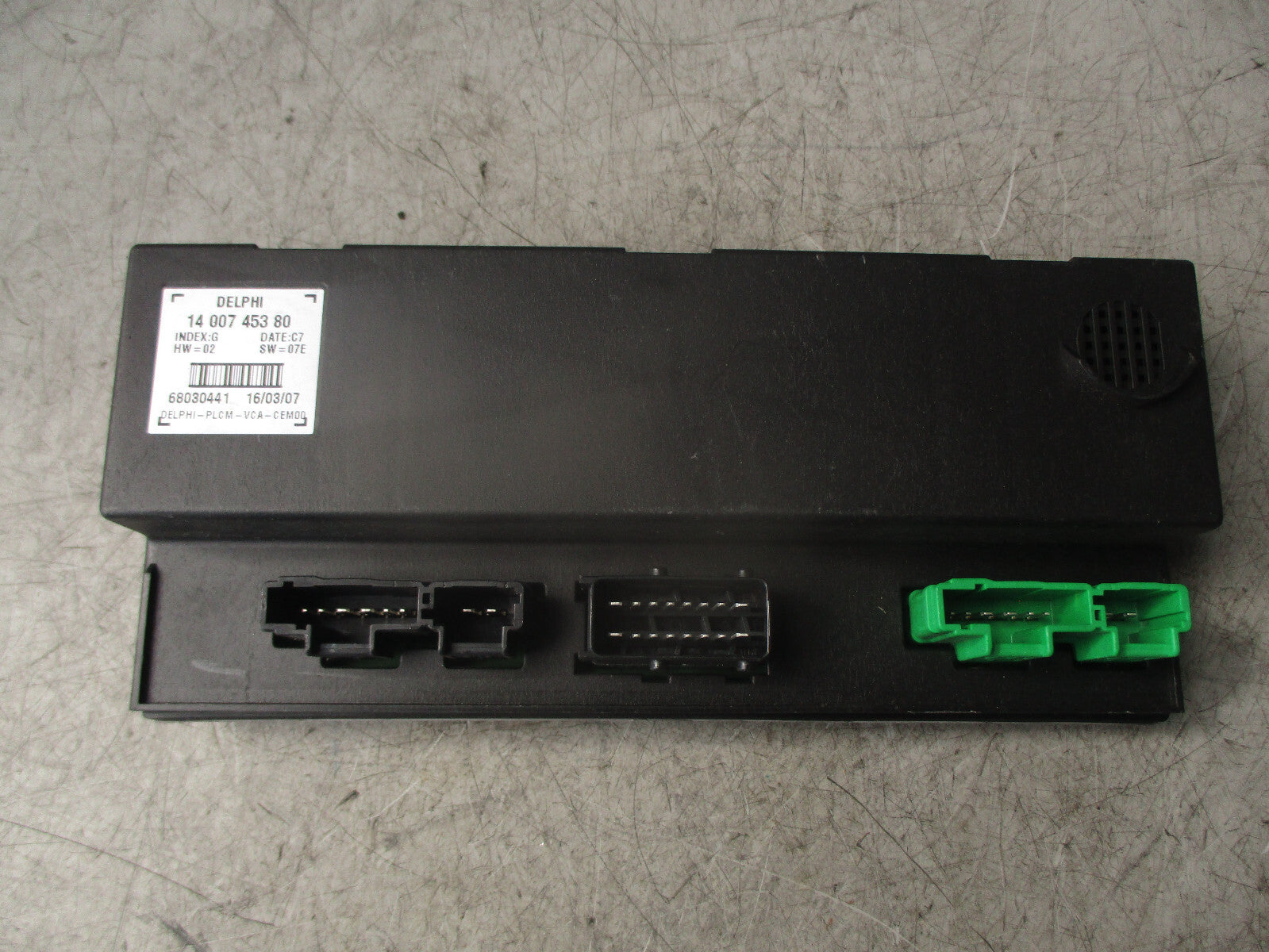 2007 CITROEN C8 MK1 PARKING DISTANCE CONTROL MODULE UNIT 9661496880