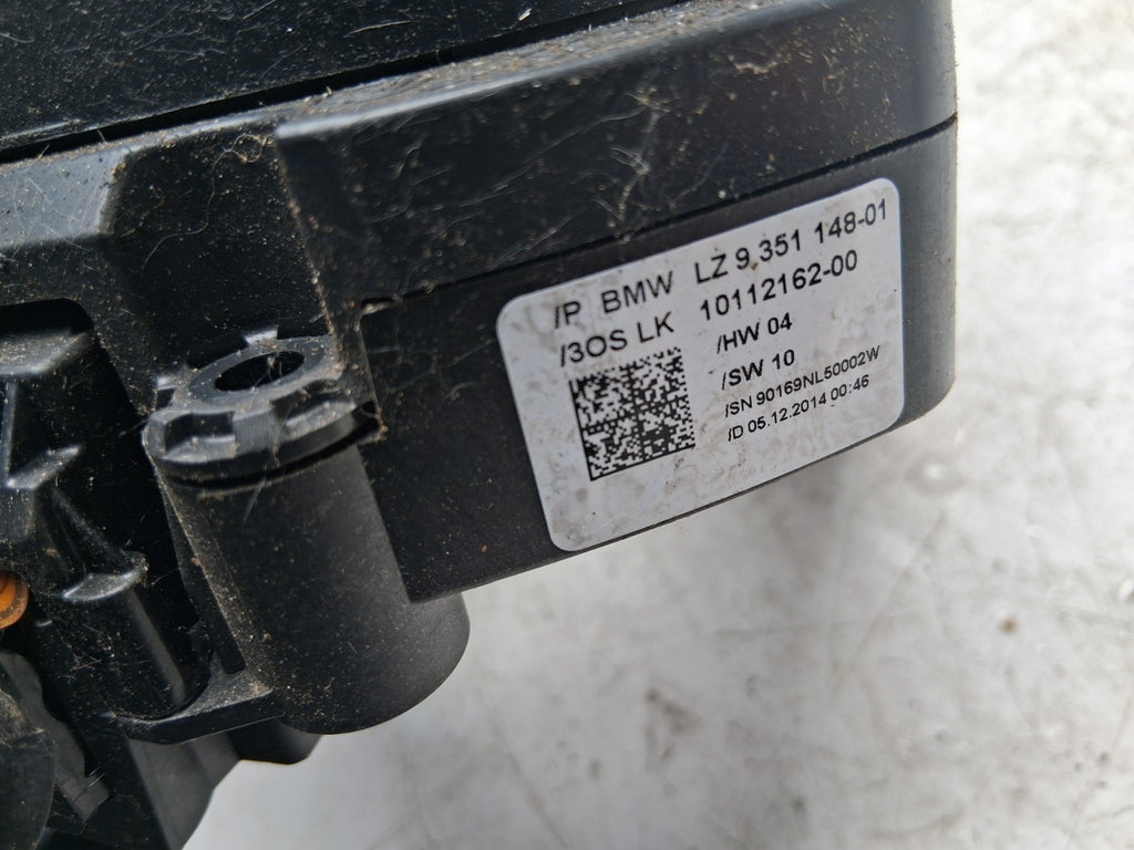 2014 BMW 3 SERIES F31 WIPER INDICATOR STALK SWITCH SQUIB 9351148