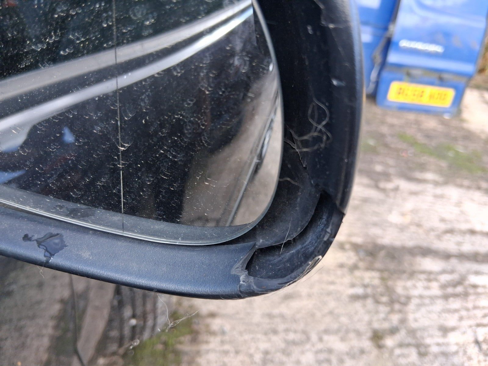 2011 VW VOLKSWAGEN FOX 3 DOOR OS DRIVER SIDE FRONT RIGHT WING MIRROR BLACK