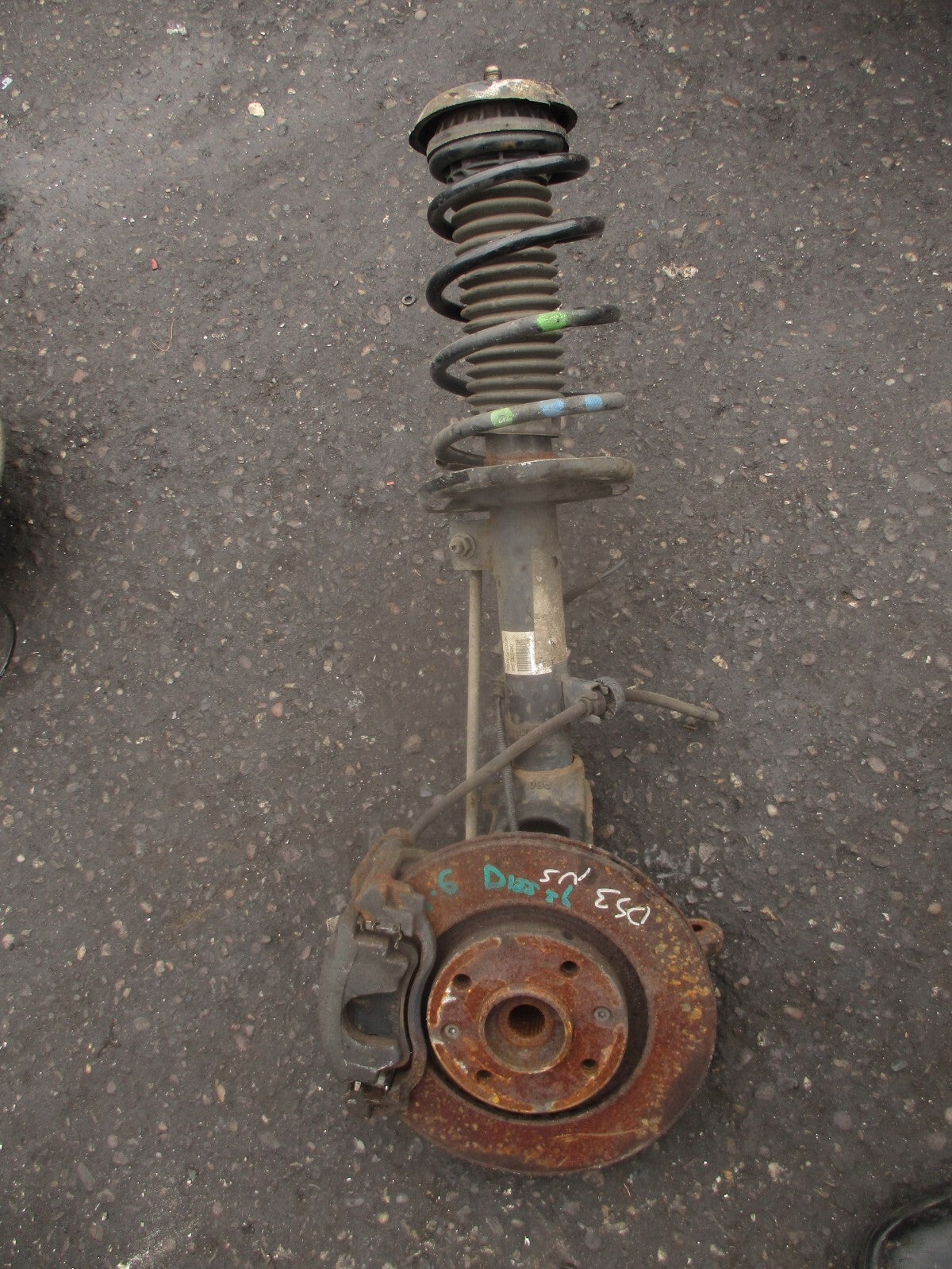 2011 CITROEN DS3 1.6 NS PASSENGER FRONT WHEEL HUB SHOCK ABSORBER 9671325980