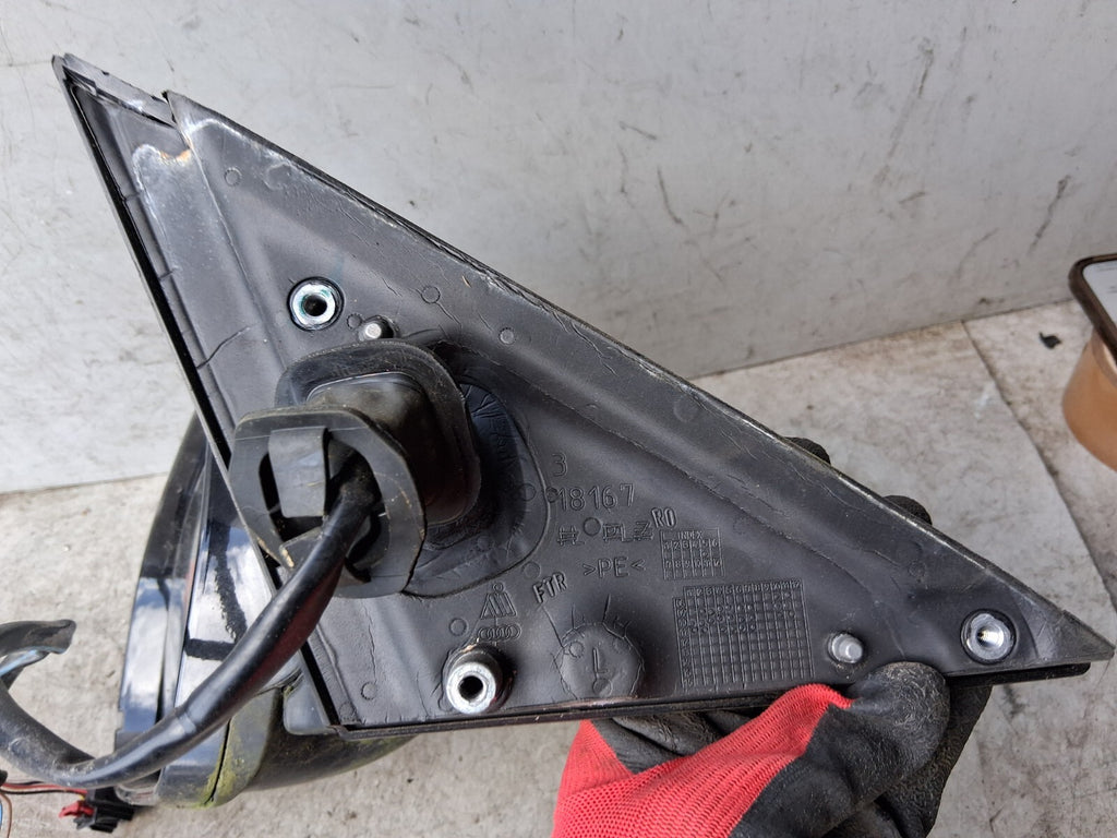 2011 AUDI A4 NS PASSENGER SIDE LEFT ELECTRIC WING MIRROR BLACK