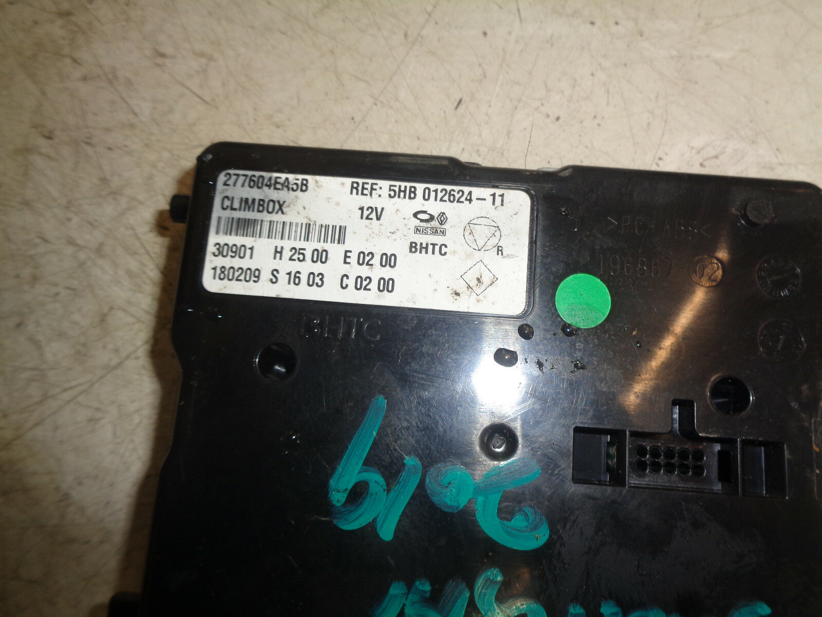 NISSAN QASHQAI J11 MK2 2018 CLIMATE CONTROL MODULE UNIT 277604EA5B