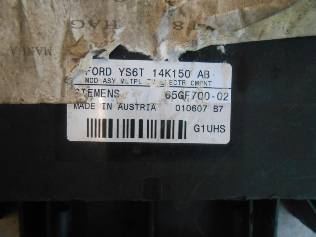 FORD FIESTA MK5 COURIER VAN BCM BODY CONTROL MODULE ECU YS6T14K150AB