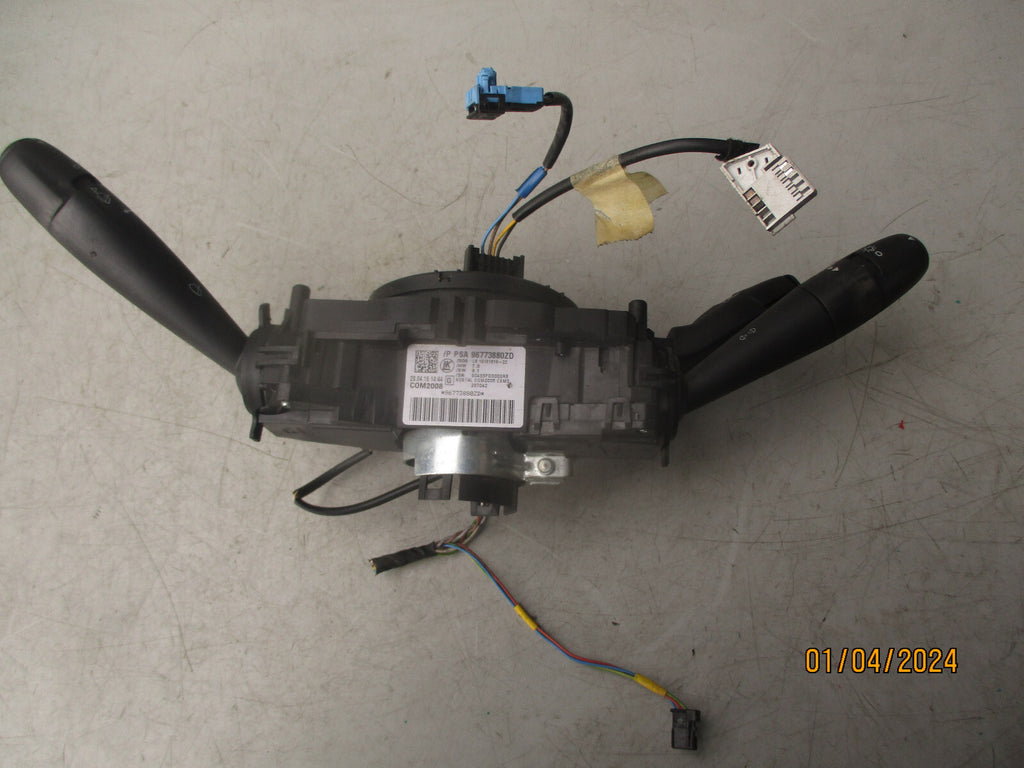 2016 CITROEN DS3 INDICATOR WIPER STALK SWITCH & SQUIB 96773880ZD