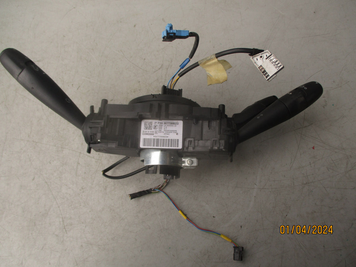 2016 CITROEN DS3 INDICATOR WIPER STALK SWITCH & SQUIB 96773880ZD