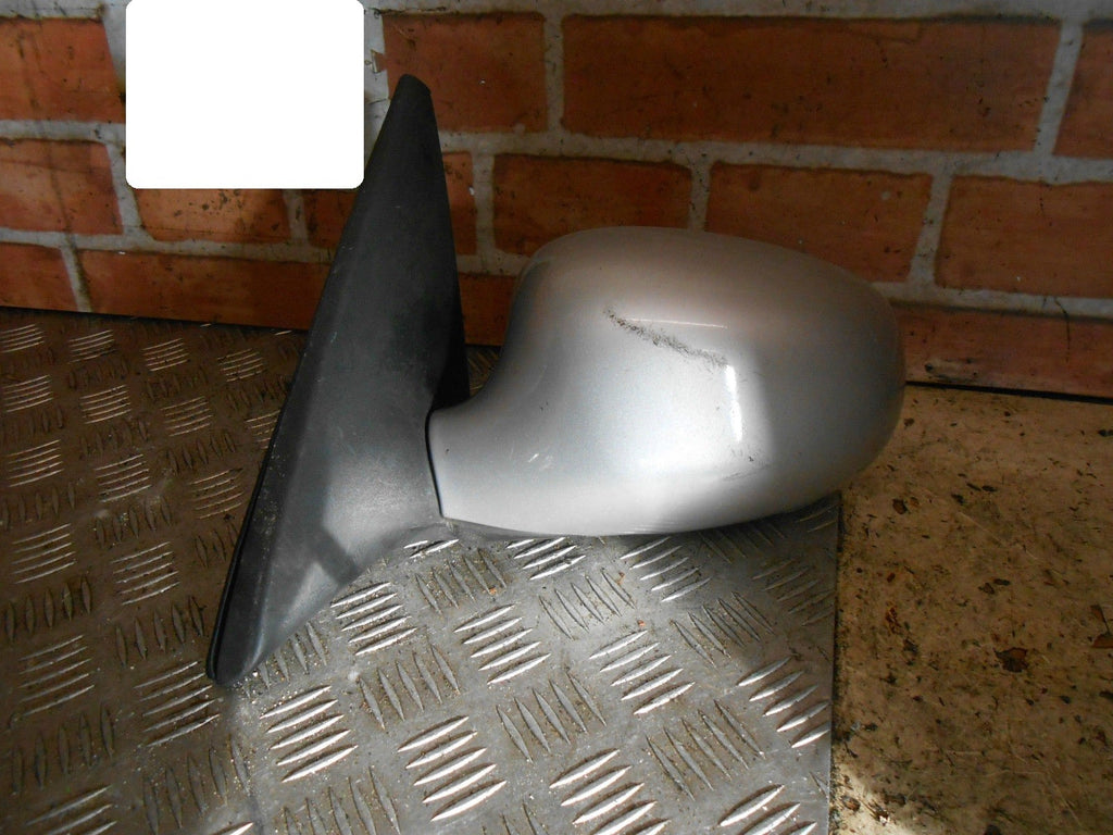 DAEWOO LANOS KLAT 2000 NS PASSENGER SIDE ELECTRIC DOOR WING MIRROR SILVER