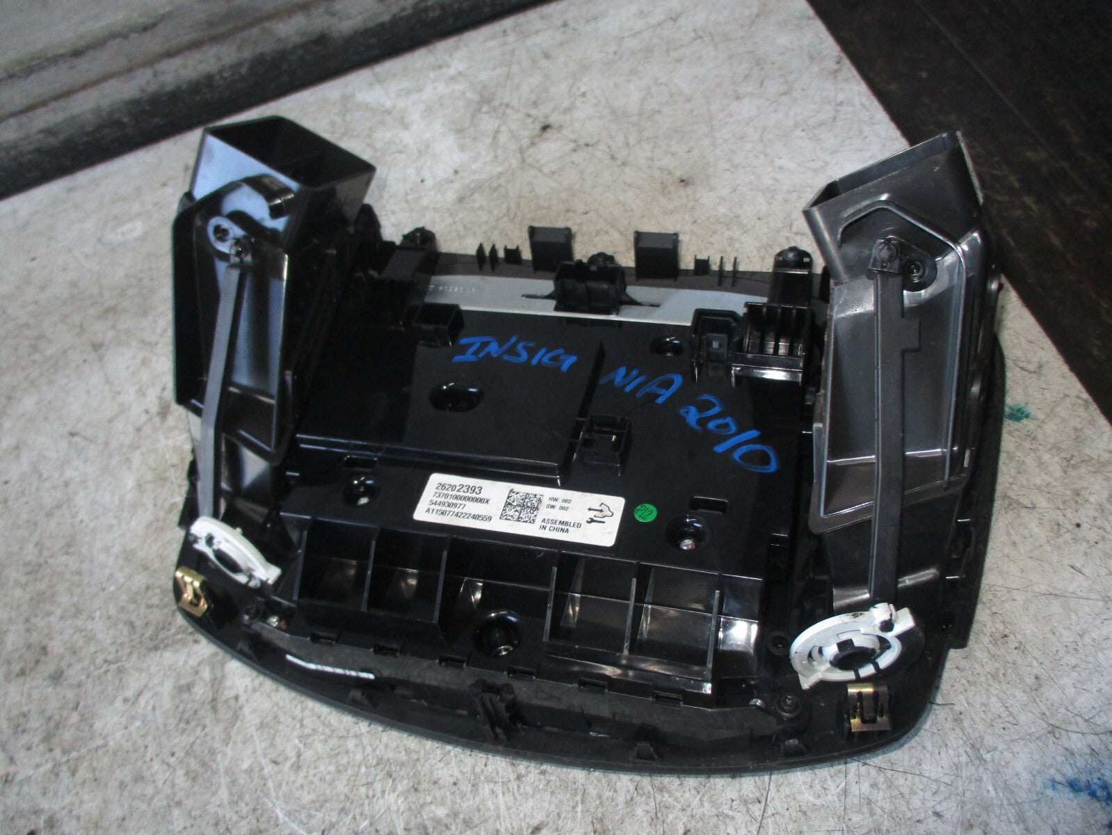 VAUXHALL INSIGNIA 2010 MULTIMEDIA DISPLAY SCREEN 26202393