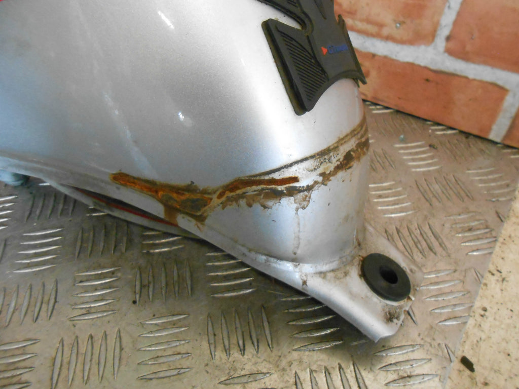 HONDA LS 125 R 2004 STEEL PETROL FUEL TANK & PETROL TAP SILVER