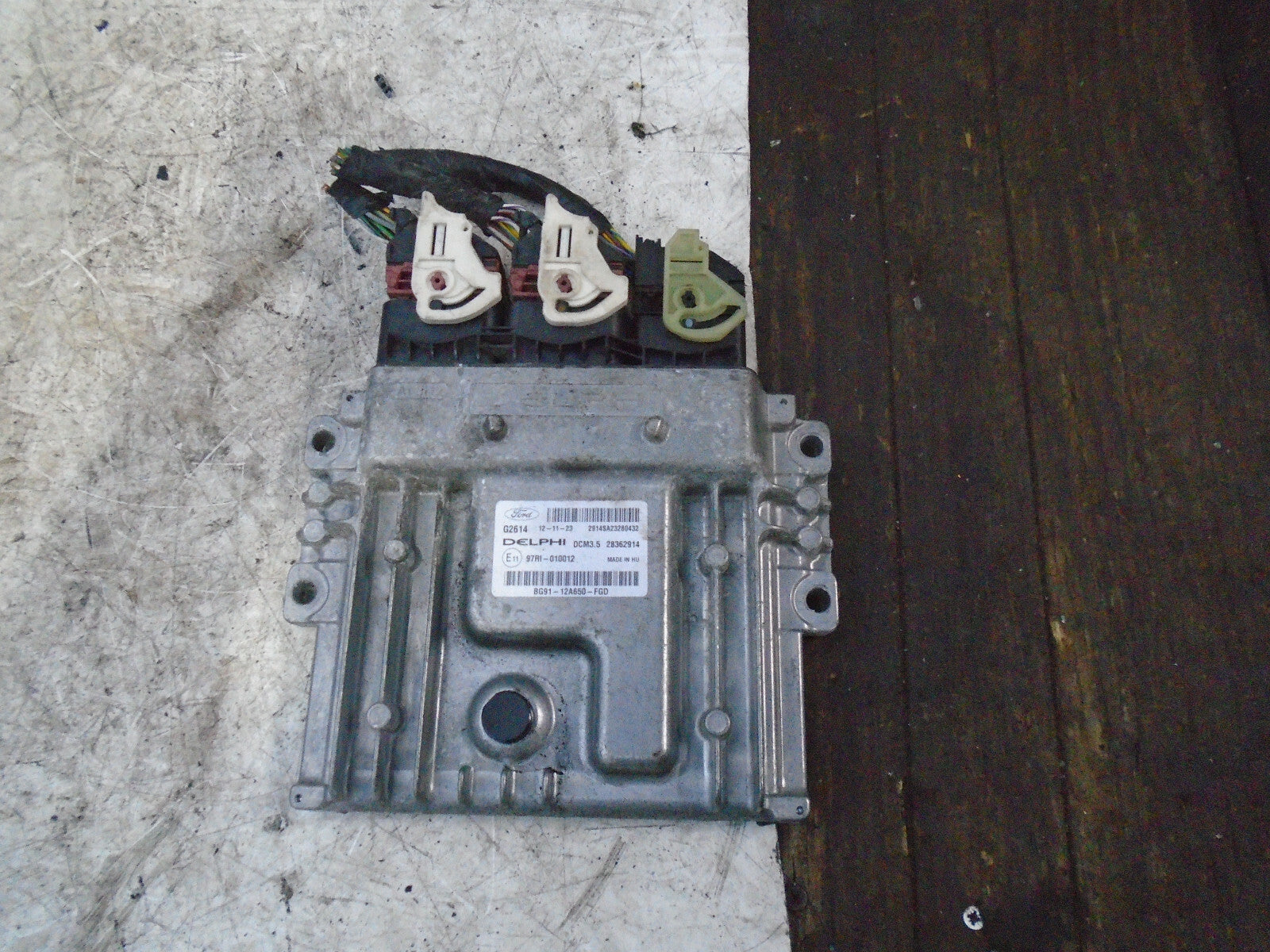 FORD MONDEO MK4 2013 2.0 DIESEL ECU ENGINE CONTROL MODULE UNIT BG9112A650FGD